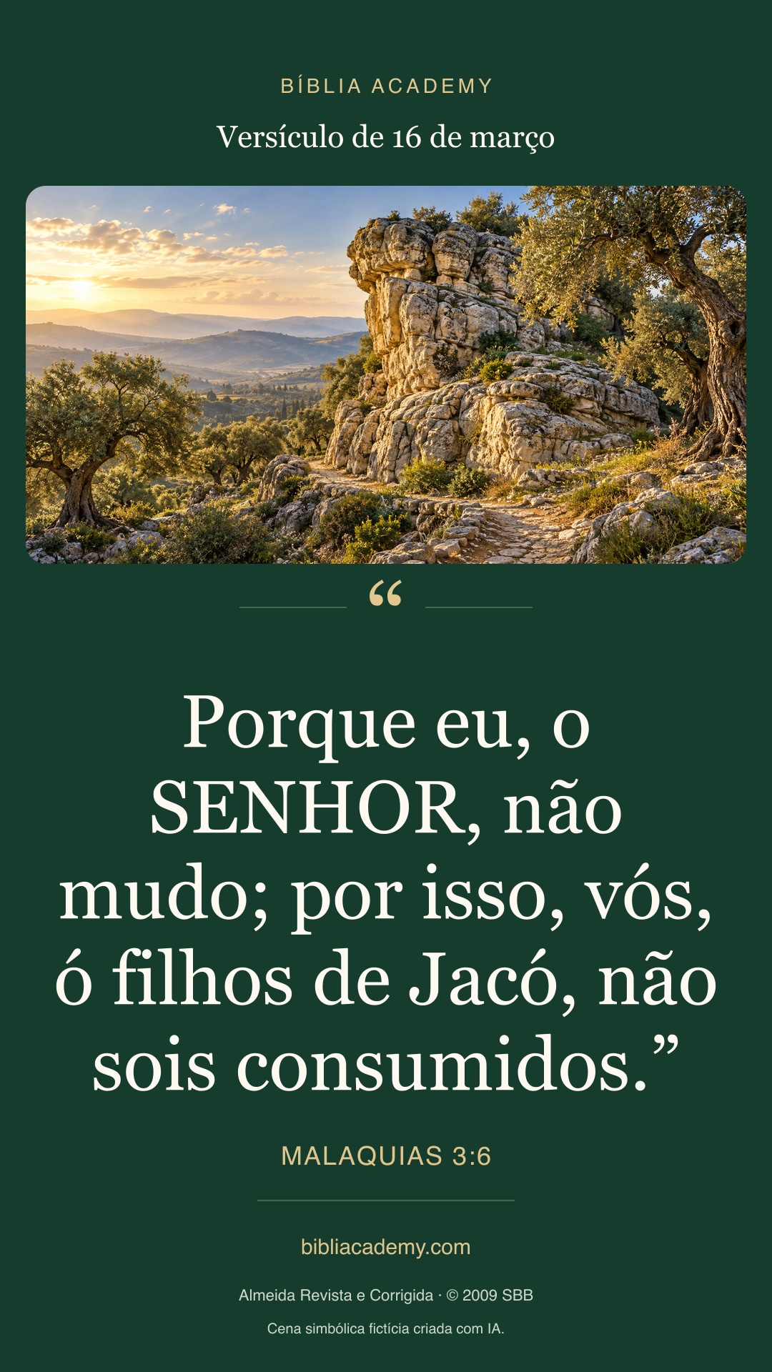 Cartão vertical com Malaquias 3:6